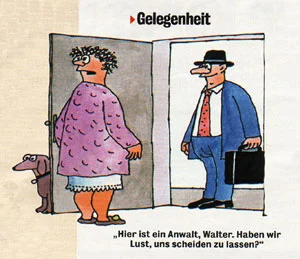 Cartoon Gelegenheit